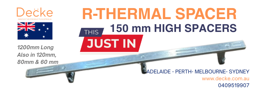 150 mm high insulation spacers